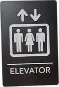 USA Made - Men's and Women's Restroom Signs ADA-Compliant Bathroom Door Signs by RockRidge