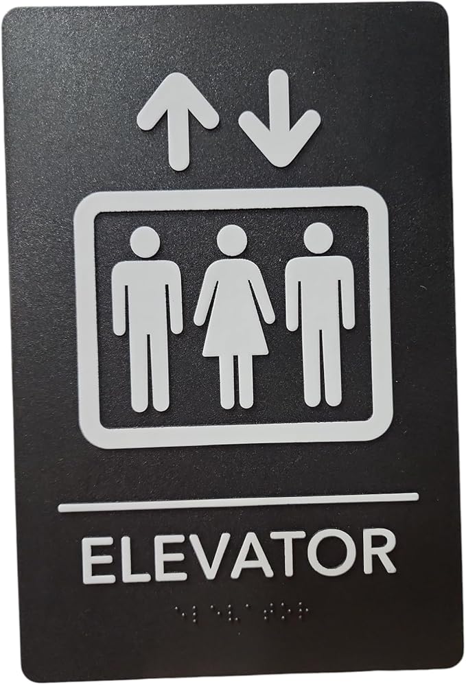 USA Made - Men's and Women's Restroom Signs ADA-Compliant Bathroom Door Signs by RockRidge