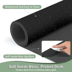 Boutilon Leather Desk Pad Protector, Non-Slip Mouse Pad, Laptop Desk Pad - Image 4