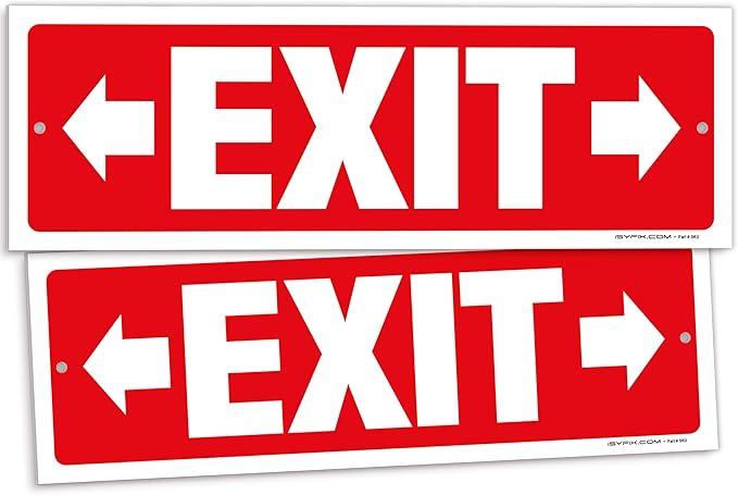 iSYFIX Exit Signs by iSYFIXPREMIUMSIGNS
