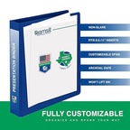 Samsill 2 Inch 3 Ring Binders, Made in USA, Economy Round Ring, 425 Sheet - Image 2