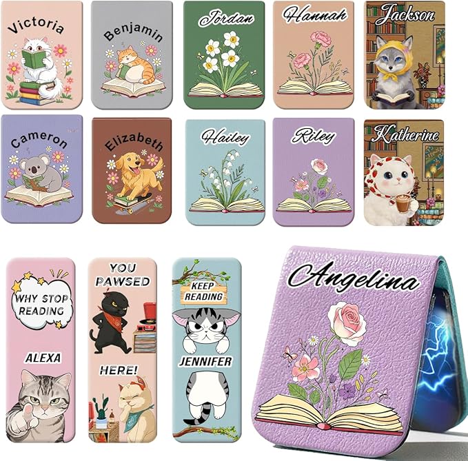 Magnetic Bookmark Clip Personalized by Unknown