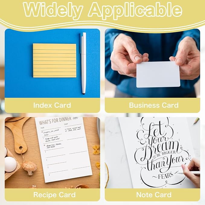 SHIQIKEJIPTY 5x8 Acrylic Index Card Holder Index Card Display Stand - Image 4