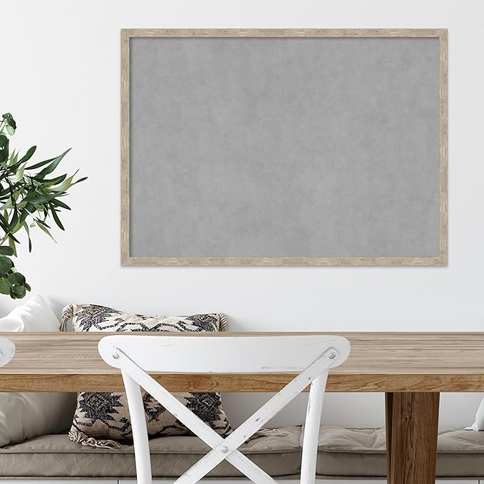 Amanti Art Silver Framed Magnetic Board 21x29 Medium Vision Board - Image 5