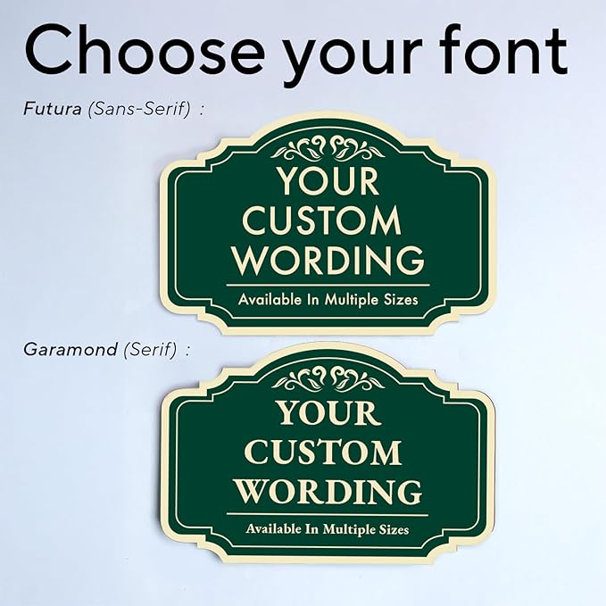 Custom Decorative Outdoor Metal Sign, Personalized Aluminum, Customized Driveway - Image 9