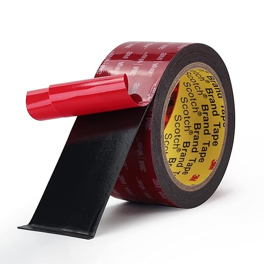 Bulina Double Sided Mounting Tape 5925 VHB 2" Width Black Foam Tape High Bond by 3MFullRangeProducts