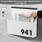 KYODOLED Wall-Mount Mailbox, Large Capacity Mail Box, Galvanized Steel - Image 7