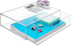 STORi STAX Plastic Stackable Organizer Drawer in Clear | 12.5-inches Wide | by STORi