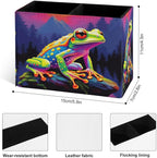 Famame Colorful Frog on Stone Pencil Holder - Image 3