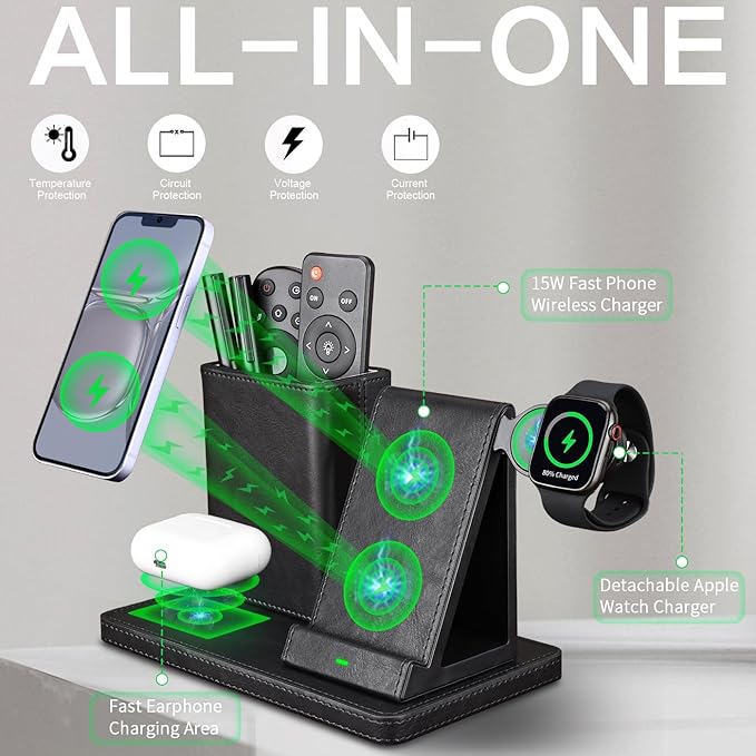 LADSTAG Office Supplies Desk Accessories, Pen Holder Remote Control Holder - Image 2