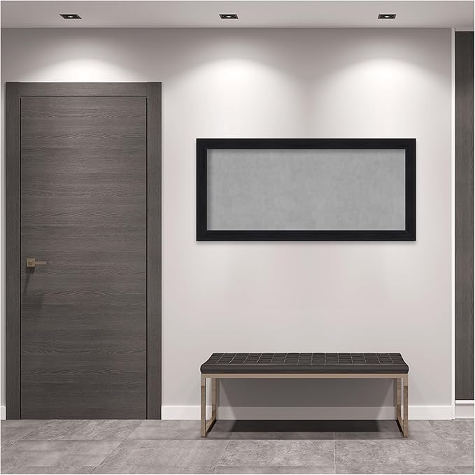 Amanti Art Black Framed Magnetic Board 25x53 Oversize Vision Board - Image 6