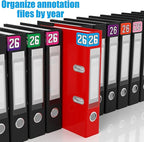 1000pcs 2026 Year Stickers, 3/4x1-1/2 Inch 26 Year Colored Self-Adhesive - Image 7
