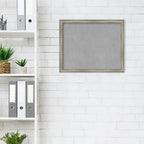Amanti Art Silver Framed Magnetic Board 18x22 Small Vision Board - Image 5