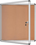 Mifuro 28"x26" Enclosed Bulletin Board, Lockable Weather-Resistant Aluminum by MifuroOfficeProduct