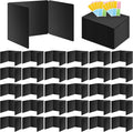 30 Pack Black Desk Dividers for Students, Privacy Shields Folder for Students by bcabo