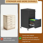 2 drawer rolling metal file cabinet with lock,narrow, package contents