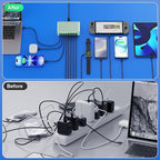 USB C Charger 300W USB C Charger Block 8-Ports GaN IV Fast Charging Station - Image 7