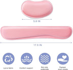 Hoewina Keyboard Wrist Rest, Ergonomic Wrist Rest, Superfine Fabric and Gel - Image 2