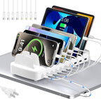 510W Fast Charging Station for Multiple Devices, 10 Port USB C Charger Station by COTOP