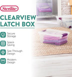 Sterilite 48-Pack 15 Quart ClearView Latch Box, Stackable Organizer Bins - Image 2