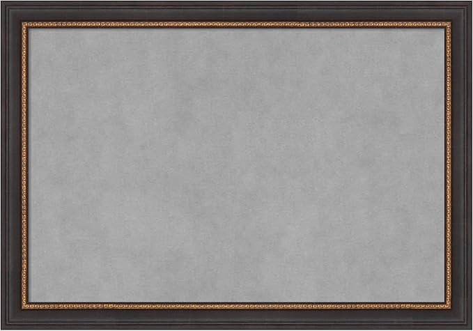 Amanti Art Black Framed Magnetic Board 19x27 Medium Vision Board by AmantiArt