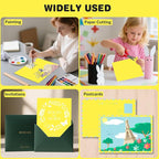 Cardstock 8.5 X 11, 40 Sheets Lemon Yellow Card Stock, 75lb/ 200gsm Vibrant - Image 7