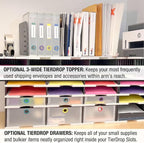 Ultimate Office TierDrop™ 40-Slot, 47 ½"w Literature, Mail and Classroom Sorter - Image 6