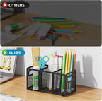 Marbrasse Mesh Pen Holder for Desk, Pencil Holder Desk Organizer 3 Adjustable - Image 5