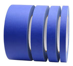 BOMEI PACK 4 Pack Blue Painters Tape, 1/2" 3/4" 1” 2” x 60yds, Clean Release by BOMEIPACK