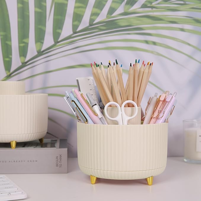 SKYDUE 360 Rotating Plastic Desk Pen Organizer - Image 2