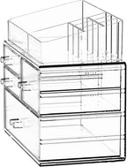ZHIAI Stackable Storage Drawer, Acrylic Organizer, Cosmetic Organizer - Image 4