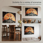 UMIACOUSTICS 8 Pcs 0.7Inch Thick Art Acoustic Panels, Total 47.2” x 31.5” - Image 8