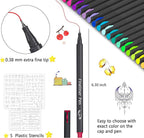 Tebik 45 Pack Planner Colored Pens, 40 Colors Pens - Image 3