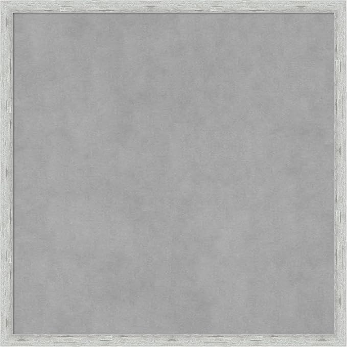 Amanti Art Silver Framed Magnetic Board 21x21 Medium Vision Board by AmantiArt
