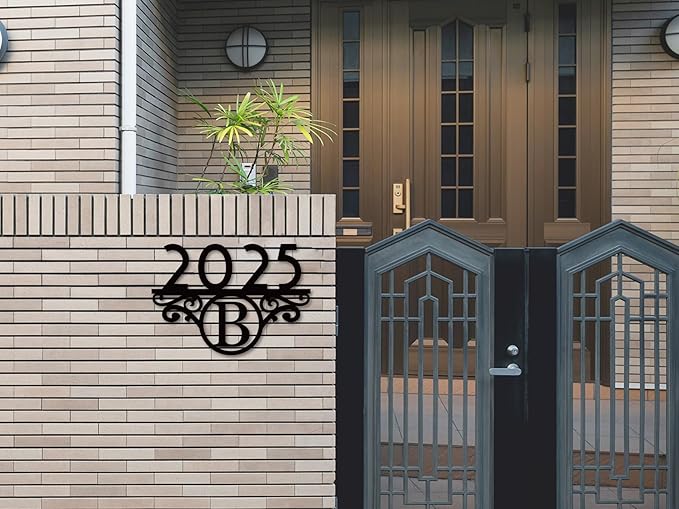 Personalized Address Signs for Houses, House Numbers for Outside Modern - Image 3