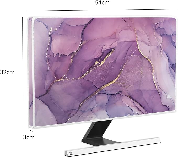 Baocicco Fashion Violet Marble Waterproof 22, 25 Inch Anti-Static Dustproof - Image 5