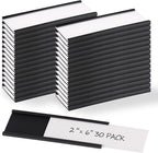Realth C Channel Magnetic Label Holders 30 Pack 2" x 6" by Realth