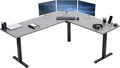 VIVO Electric Corner 75 x 63 inch L-Shaped Standing Desk, Memory Height by VIVO