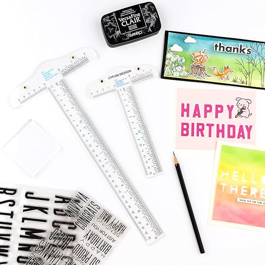 12" Clear Acrylic T-Square Ruler - Image 6