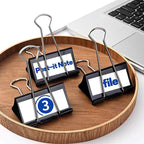 30 Pack Binder Clips with Labels, 2.4 Inch Extra Large Binder Clips Big Paper - Image 6