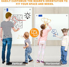 H-Qprobd Glass Whiteboard 60"x40" Magnetic Dry Erase White Board - Image 2