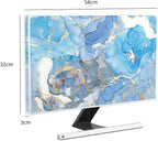 Baocicco Baby Blue Gold Marble Waterproof Computer Monitor Dust Cover 22 - Image 5