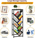 IBUYKE 9 Tier Tree Bookshelf, Floor Standing Wood Bookshelf - Image 6