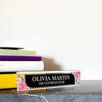 Signs ByLITA Floral Pattern Customized Nameplate | Midnight Bloom Personalized - Image 3