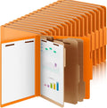 Skyygemm 36 Pcs Classification Folders Letter Size, 3 Divider Pressboard File by Skyygemm
