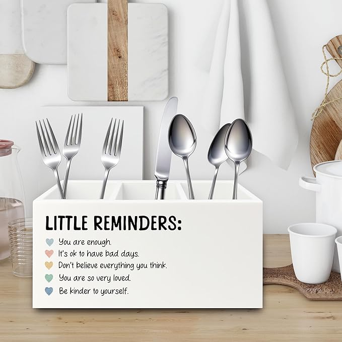 XPH Little Reminders Inspirational Pen Pencil Holder Organizer - Image 3