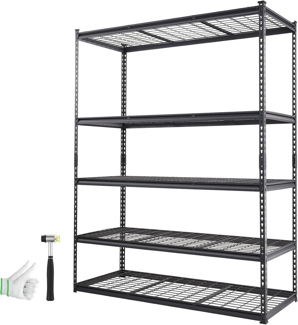 vevor storage shelving unit 5-tier adjustable 2000 lbs, view 9