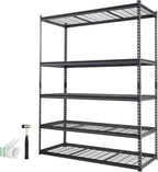 vevor storage shelving unit 5-tier adjustable 2000 lbs, view 9