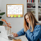Calendar Whiteboard for Wall, 17x13 Inches White Board Calendar Dry Erase - Image 7