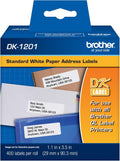 Brother Genuine DK1201 Die-Cut Standard Rolled Address Labels for QL Printers, (DK1201)